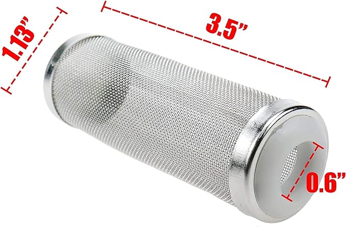 Xiaoyztan Aquarium Filter Cover, 0.63 Inch / 16mm Stainless Steel Aquarium - Image 2
