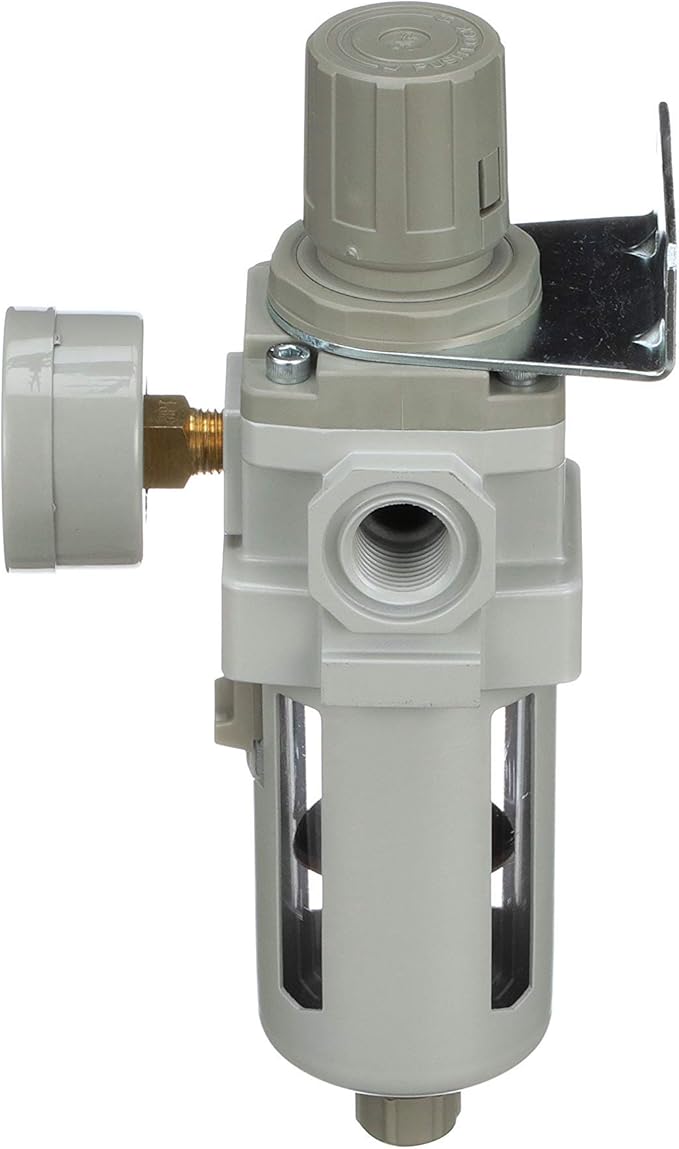 PneumaticPlus SAW400-N04BG Compressed Air Filter Regulator Piggyback Combo 1/2" - Image 6
