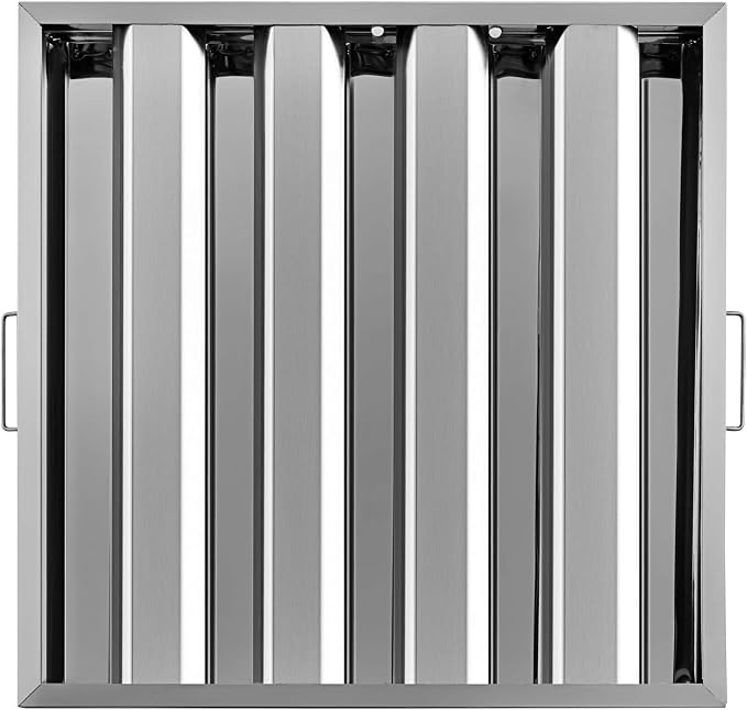 VBENLEM Pack of 6 Hood Filters 19.5W x 19.5H Inch, 430 Stainless Steel 4 - Image 9