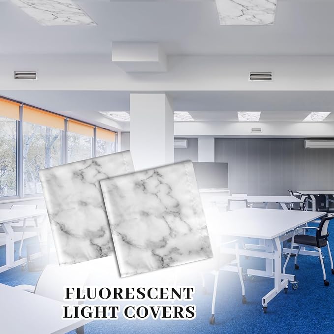Hortsun 4 Pack 4 x 2 Feet Fluorescent Light Covers, Magnetic Light Filters - Image 6
