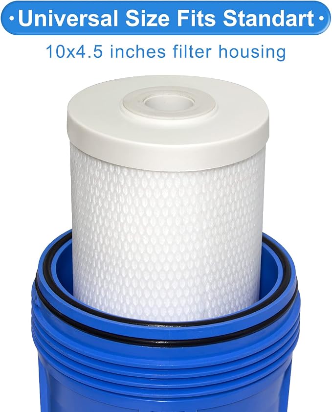 5 Micron 4.5" x 10" Pleated High-density Carbon Block Water Filter Cartridge - Image 6