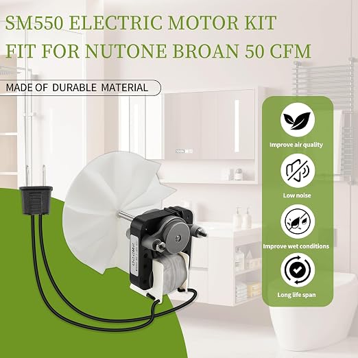 Universal Bathroom Fan Motor Replacement - Image 3