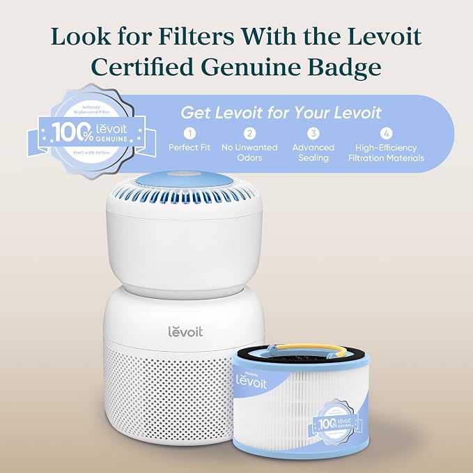 LEVOIT Sprout Air Purifier Genuine Replacement Filter, 3 layer HEPA Filter - Image 7