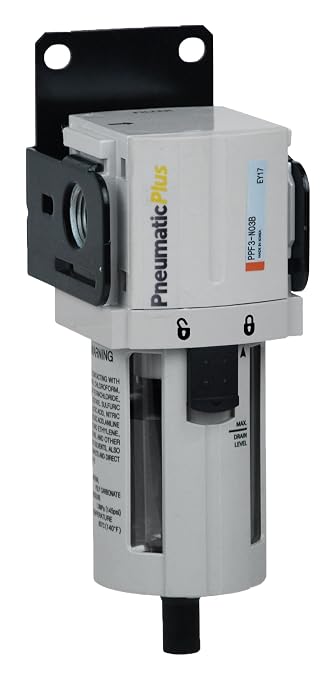PneumaticPlus PPF3-N02B Compressed Air Particulate Filter, 1/4" NPT, 5 Micron - Image 4