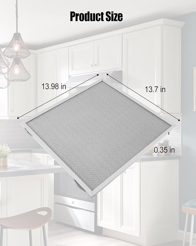 2 Pcs Grease Range Hood Filters Fit - Image 4