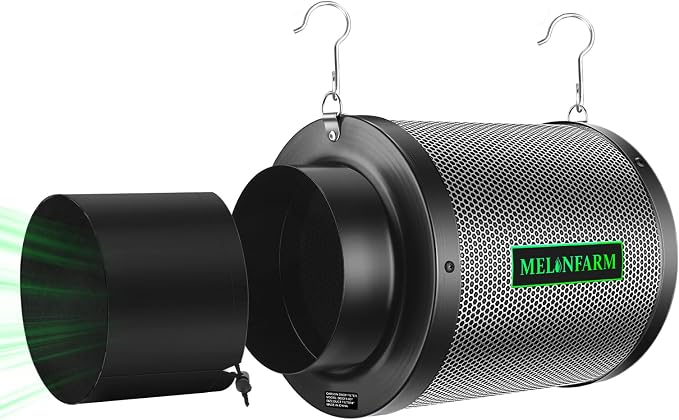 MELONFARM 6" Air Carbon Filter Smelliness Control by MELONFARM