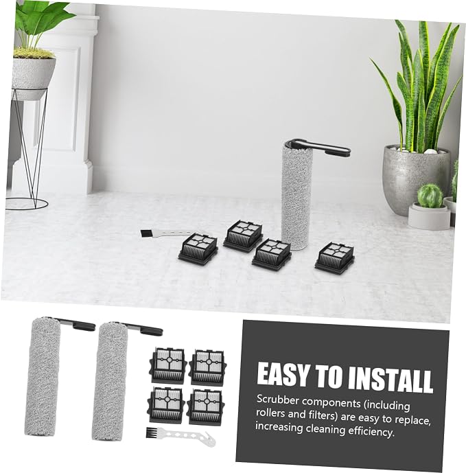 PRETYZOOM 1set Floor Scrubber Replacement Filter Compatible Accessories - Image 3