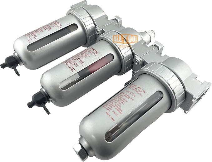 1/4" NPT MID FLOW 3 Stages Filter Coalescing Desiccant Dryer System - Image 3