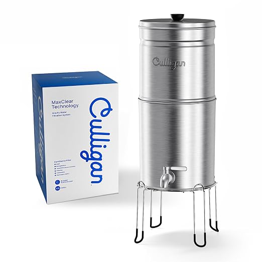 Culligan MaxClear 2.25 Gallon Gravity Water Filter System, Brushed - Image 3