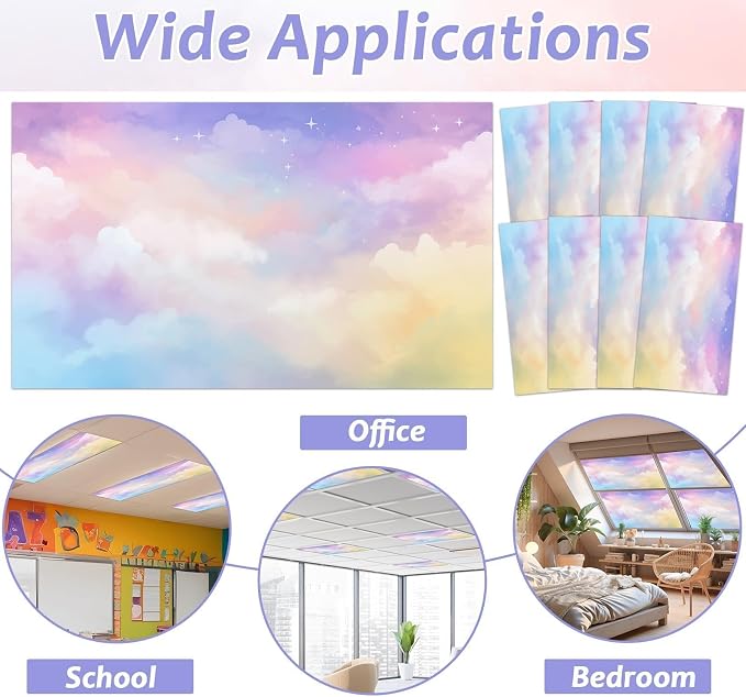 8 Pcs Fluorescent Light Covers - Image 4