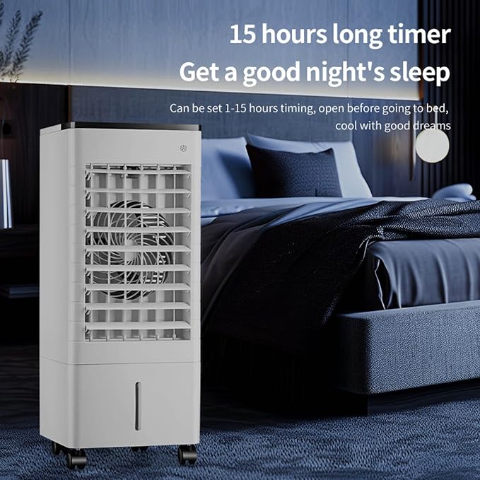 Portable Air Conditioners 9L Evaporative Air Cooler LED Display Windowless - Image 4