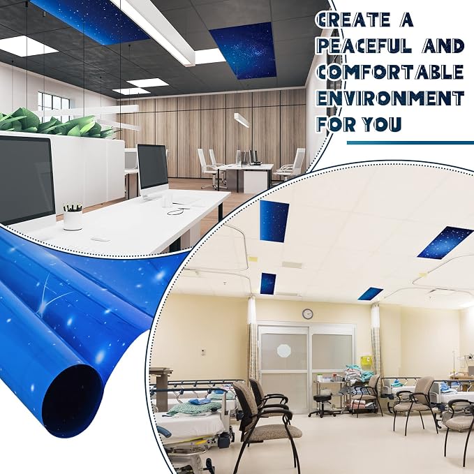 Amylove 4 Pcs Fluorescent Ceiling Light Covers - Image 7