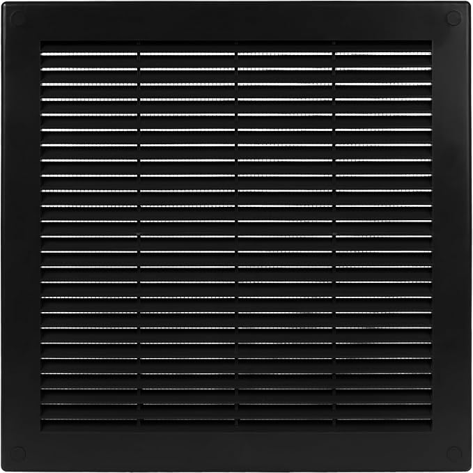 Vent Systems 10" x 10" Inch Plastic Black Soffit Vent Cover by VentSystems