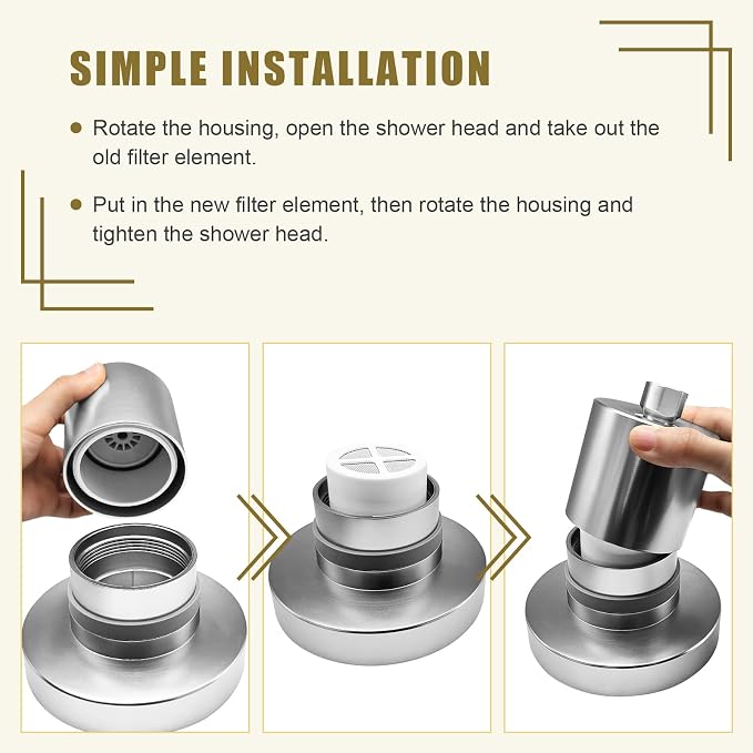 Replacement Cartridge Shower Filter - Image 3
