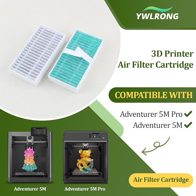 4PCS Hepa Air Filter for Flashforge Adventurer 5M Pro/Adventurer 5M Series Air - Image 5