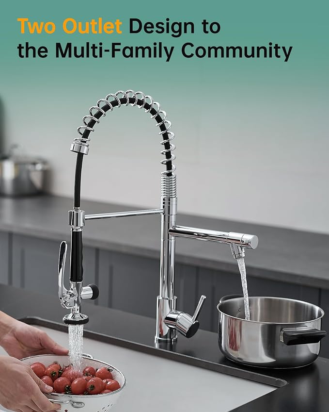 Fapully Chrome Kitchen Faucet - Image 3