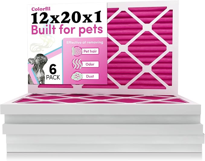 12x20x1 Air Filter by Colorfil | Color Changing Filters by ColorfilAirFilters