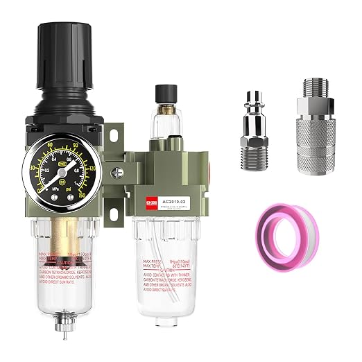 AC2010-02 Pneumatic Air Compressor Water Separator Regulator Filter Compressed by Unknown