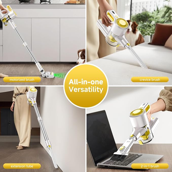 Cordless Vacuum Cleaner for Home, Powerful Stick Vacuum - Image 8