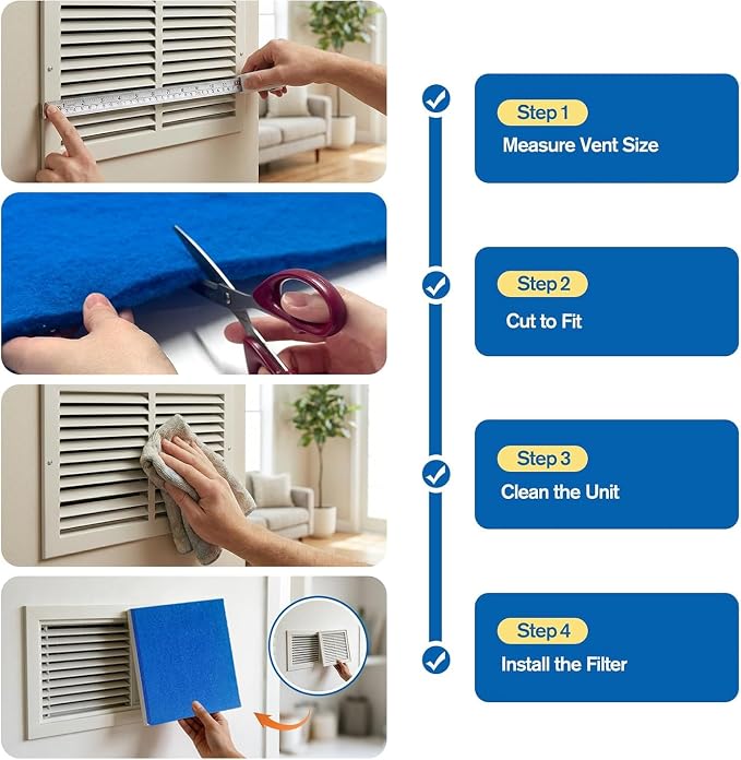20x20x1 Reusable Air Filter 2 Pack Cut To Fit - Image 7