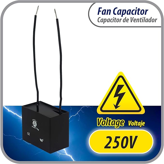 Appli Parts Fan Capacitor 5 mfd uf 250 VAC - Image 2