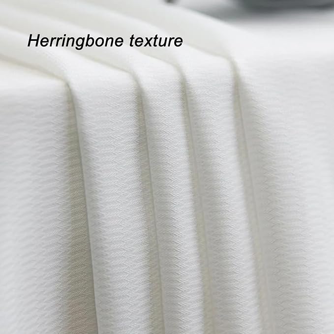 Non-See-Through Privacy White Sheer Curtains 96 inches Long 2 Panels - Image 5