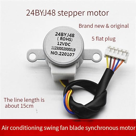 24BYJ48 Pendulum Wind Blade Synchronous Motor 1/1.5HP 12V DC Stepping Sweeping - Image 2