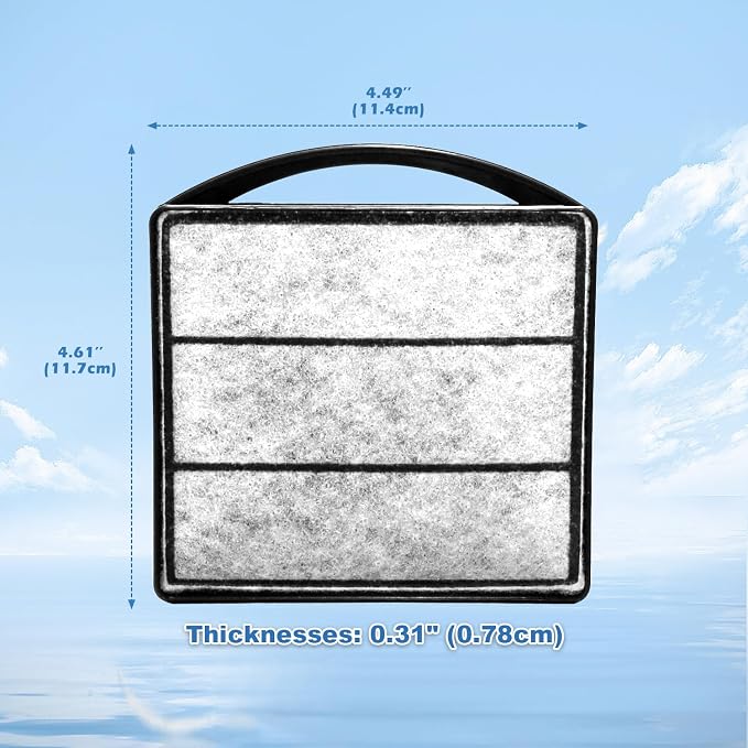 TARARIUM Aquarium Turtle Tank Filter 5pcs Low Water Level Power Filter - Image 4