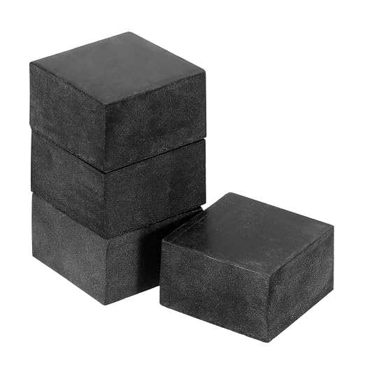 M METERXITY 4-Pack Rubber Anti Vibration Pads 2" Non-Slip Square Vibration by MMETERXITY