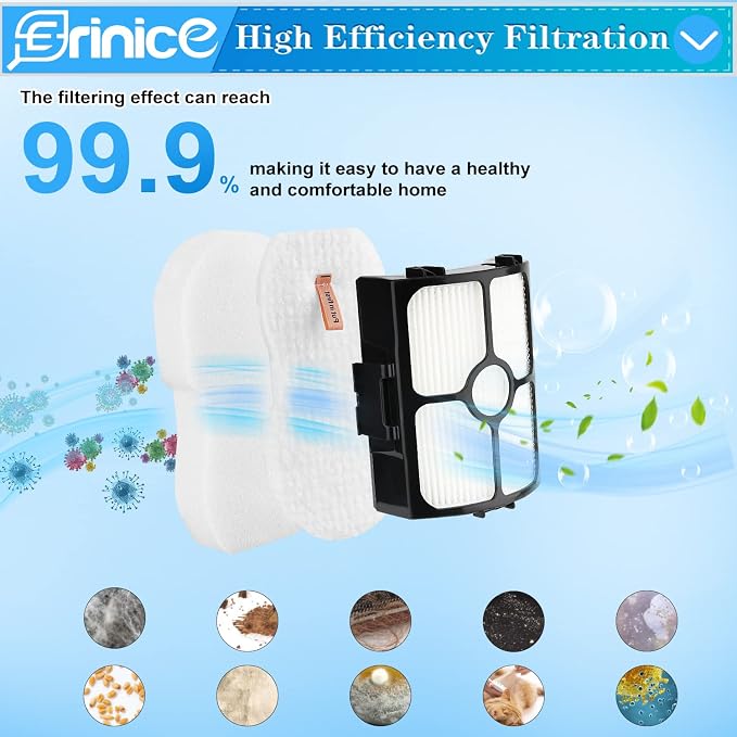 HZ4002 Filter Replacement for Shark HZ3002 HZ3000 Stratos Ultralight Corded - Image 4