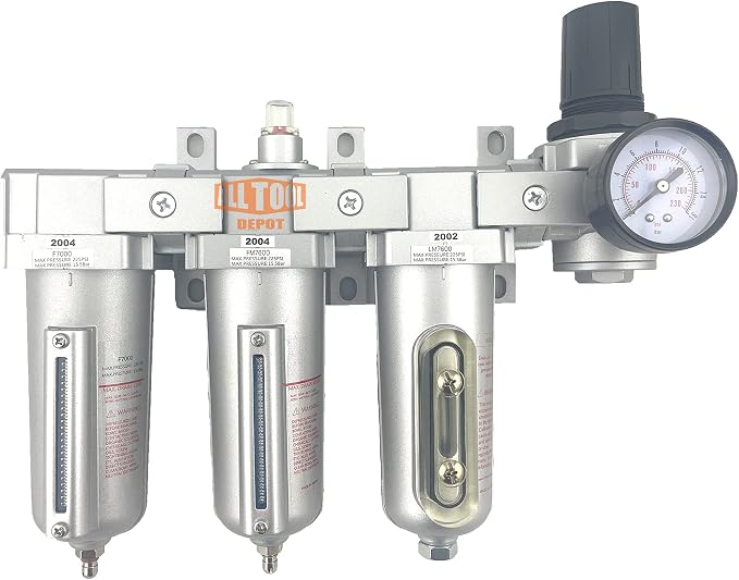 3/4" NPT HEAVY DUTY Industrial Grade 4 Stages Filter Coalescing Desiccant Dryer by AllToolDepot