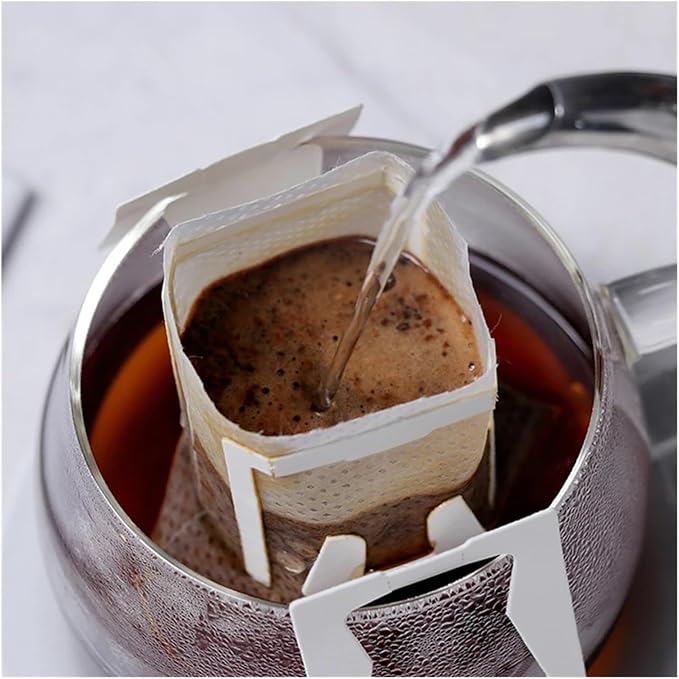 50/100 Pcs Coffee Filter Bags Disposable Drip Coffee Paper Pack Portable - Image 4