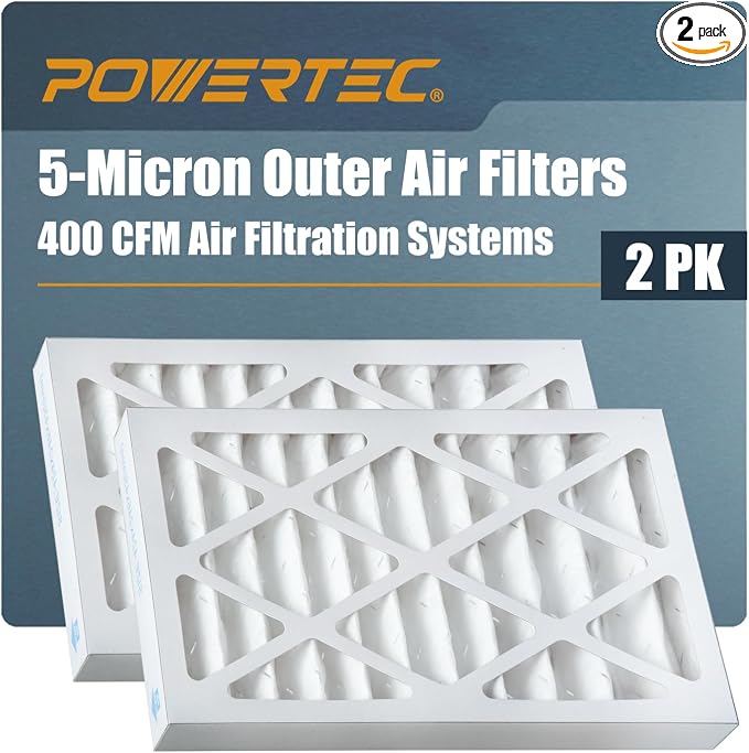 POWERTEC 5 Micron Outer Air Filter by POWERTEC