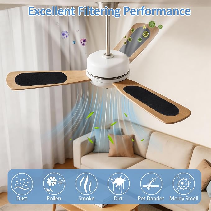 RUTU 10-Pack Ceiling Fan Filters - Image 4