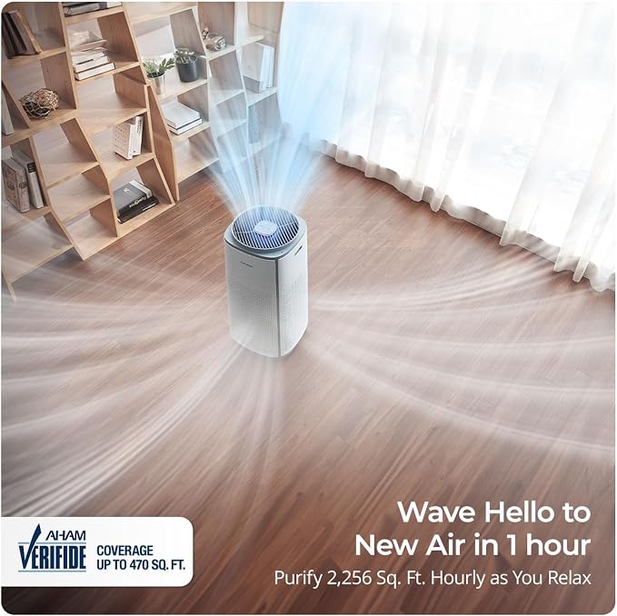CUCKOO True HEPA Air Purifier for Large Room Up to 2, 256 sq. ft., Advanced - Image 4