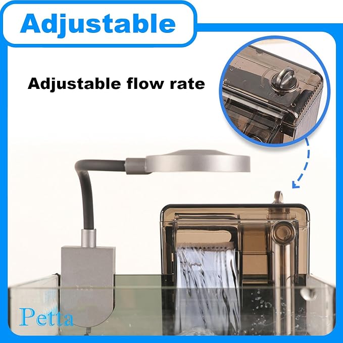 Hang on Back Fish Tank Filter for 3-5 Gallon Aquariums - Image 4