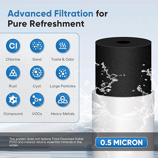 PUREPLUS Under Sink Water Filter System, 22000 Gallons, 99.99% Chlorine - Image 6
