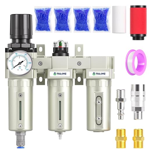 TAILONZ PNEUMATIC 0-240PSI 3/4" NPT Industrial 3-Stage Air Dryer System – by TAILONZPNEUMATIC