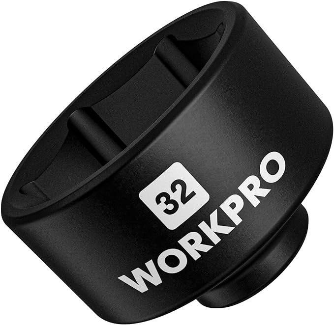 WORKPRO 32mm Oil Filter Socket Wrench, Oil Filter Removal Tool, Oil Filter by WORKPRO