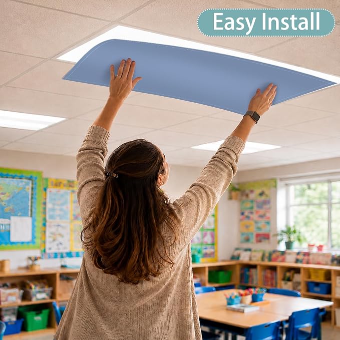 8pcs Magnetic Fluorescent Light Covers - Image 4