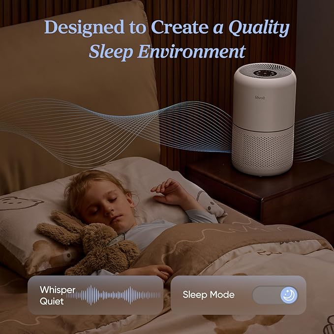 LEVOIT Air Purifier for Home Allergies Pet Hair in Bedroom, Covers Up to 1073 - Image 7