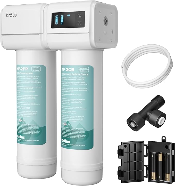 KRAUS Purita 2-Stage Under Sink Water Filtration System - Image 2