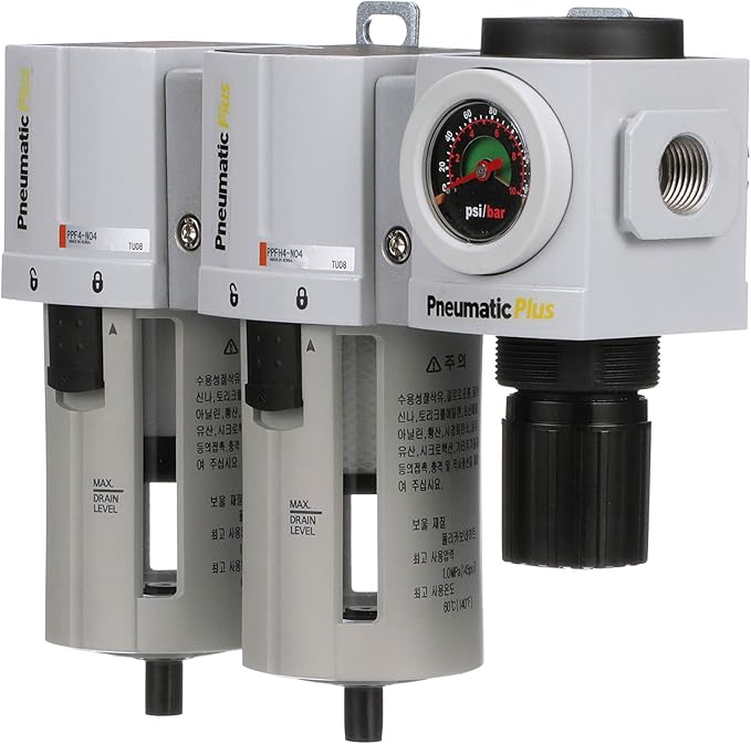 PneumaticPlus PPC4C-N04G StageAir Drying System- Air Particulate 5 Micron Filter - Image 3