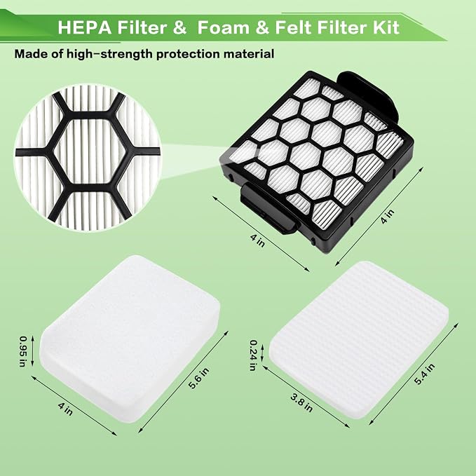 VIEWALL Filters Replacement for Shark Pet ZU102 ZU100 Pet Pro ZU60 ZU62 Swivel - Image 4