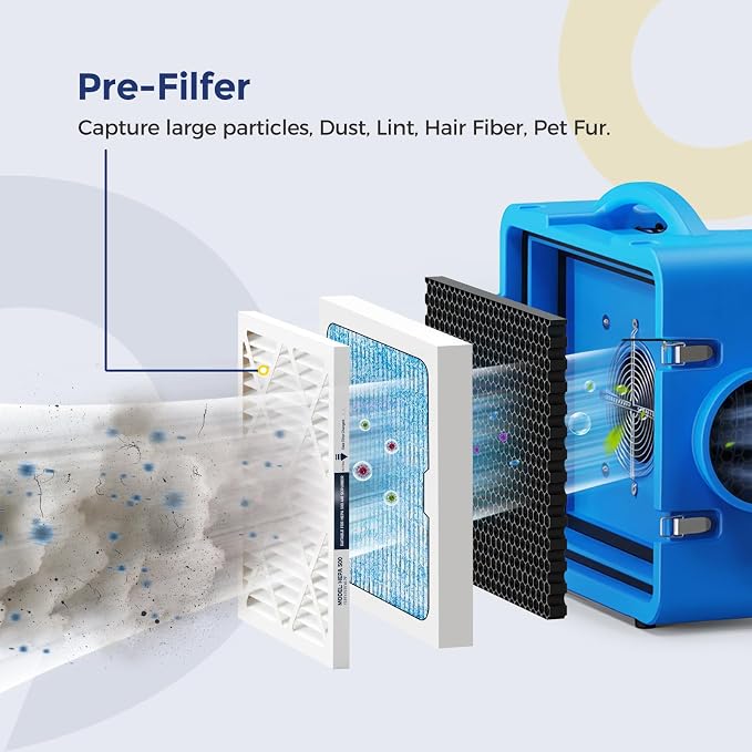 HEPA 500 Air Scrubber Filter Compatible - Image 3