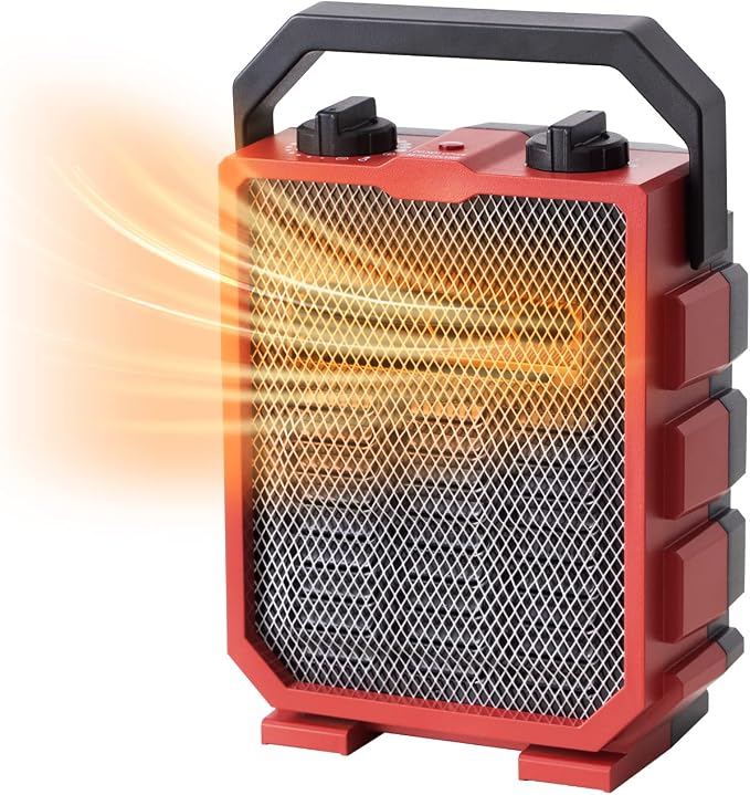 Milkhouse Electric Space Heater 1500W Portable Heater by WEWARMAPPLIANCE