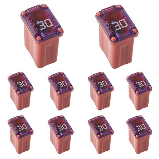 30A 30AMP 32V Slow Blow FMM MCASE Type Fuses 608830 Micro Female Cartridge by Unknown