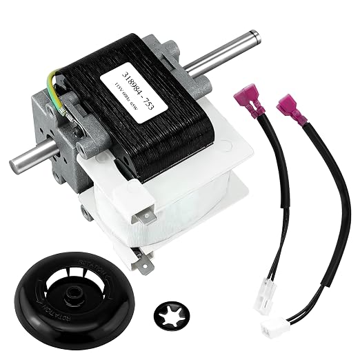 318984-753 Furnace Inducer Draft Motor Assembly Fit by Romalon