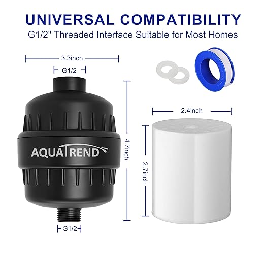 Shower Filter For Hard Water, 25 Stage Shower Head Filter For Removing Chlorine And Fluoride, Water Filter For Shower Head, Improve Your Skin Hair Nail Health, Matte Black