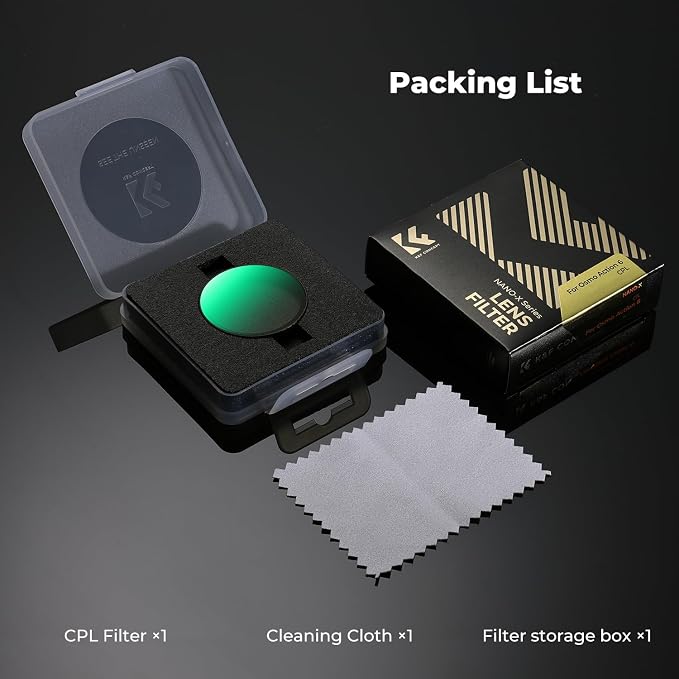 K&F CONCEPT Snap On CPL Filter Compatible - Image 7